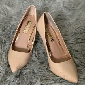 Beige High Heels
